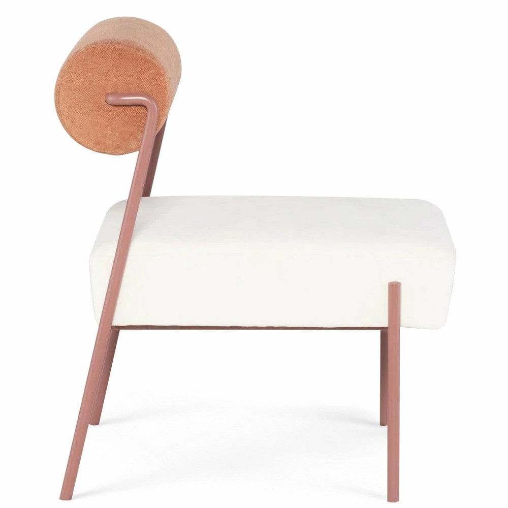 Budget ⌛ NUEVO Furniture MARNI DINING CHAIR: NECTARINE, OYSTER 🎉 3 NUEVO Furniture MARNI DINING CHAIR: NECTARINE, OYSTER