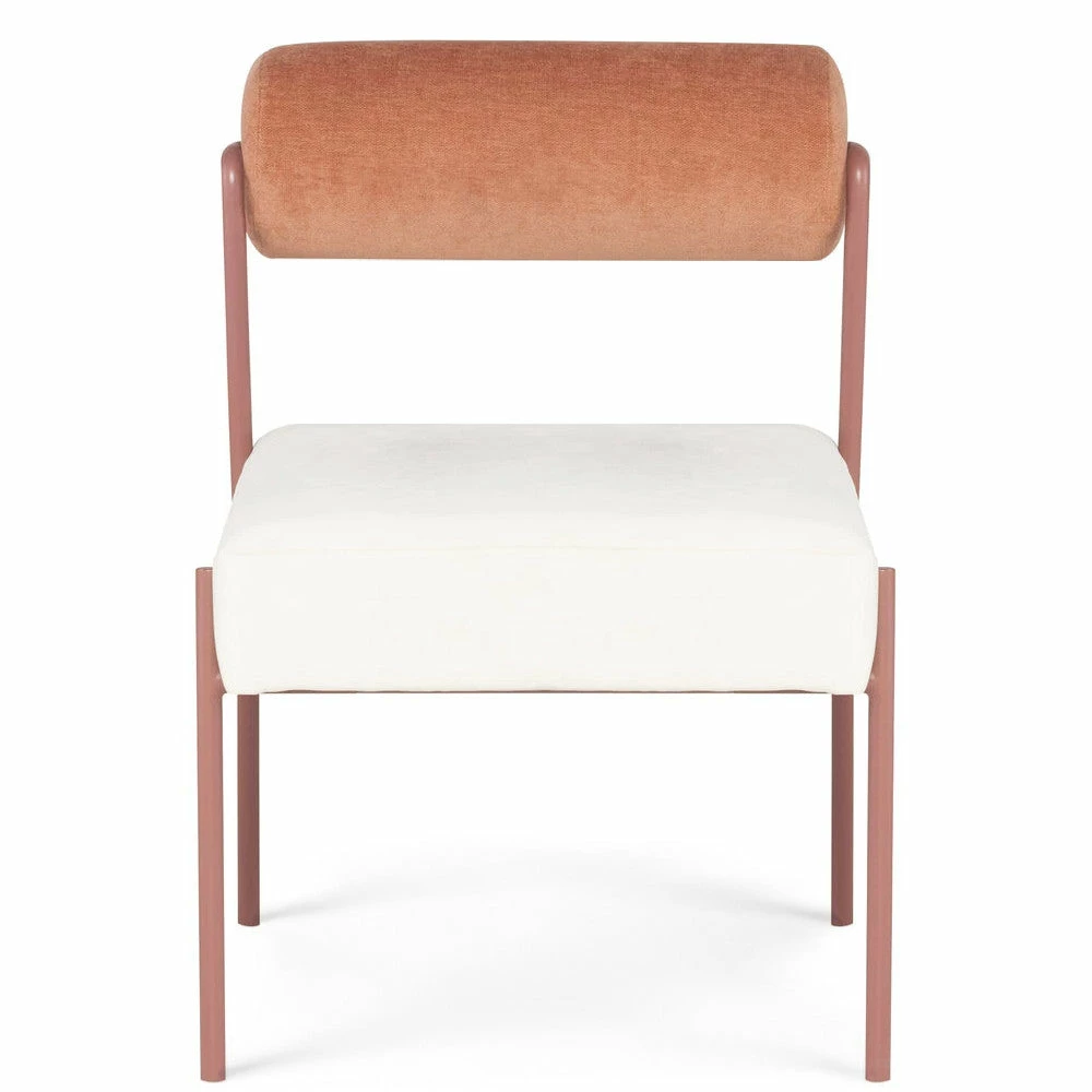 Budget ⌛ NUEVO Furniture MARNI DINING CHAIR: NECTARINE, OYSTER 🎉 1 NUEVO Furniture MARNI DINING CHAIR: NECTARINE, OYSTER