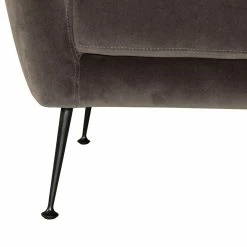 MOES Living Room MARSHALL GREY VELVET CHAIR