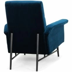 NUEVO MATHISE VELVET VELOUR ARM CHAIR Living Room