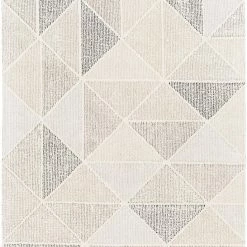 SURYA PRESTON WOOL RUG: IVORY, GRAY, BEIGE