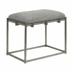 UTTERMOST Living Room MECCA GREY SMALL BENCH