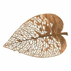 PHILLIPS COLLECTION Wall Sculptures + Decor COPPER BIRCH LEAF WALL DECOR