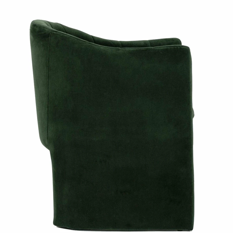 Best Pirce π VIG Furniture MELROSE JADE GREEN VELVET DINING CHAIR 𧨠3 VIG Furniture MELROSE JADE GREEN VELVET DINING CHAIR