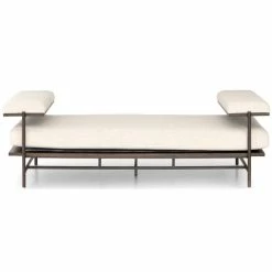 New π FOUR HANDS MENDEL CREAM LINEN CHAISE Living Room π€© 21 FOUR HANDS MENDEL CREAM LINEN CHAISE Living Room