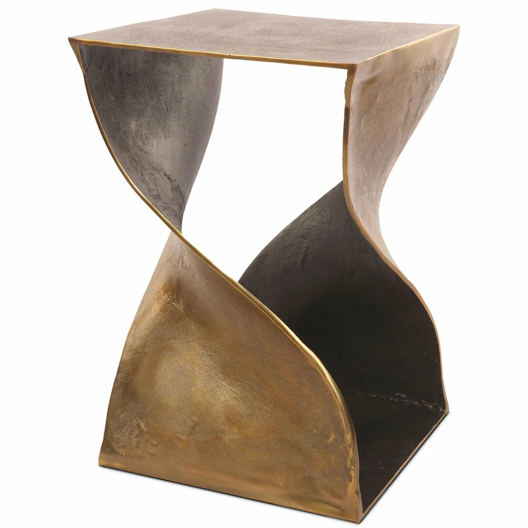 Best Sale ๐ MOES BRONZE + METALLIC BRASS TWIST TABLE Living Room ๐ 2 MOES BRONZE + METALLIC BRASS TWIST TABLE Living Room