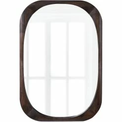 UTTERMOST Mirrors MID-CENTURY WALNUT WOOD MIRROR