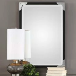 Budget ๐ฅ UTTERMOST MIDTOWN MATTE BLACK VANITY MIRROR Mirrors ๐ฏ 6 UTTERMOST MIDTOWN MATTE BLACK VANITY MIRROR Mirrors