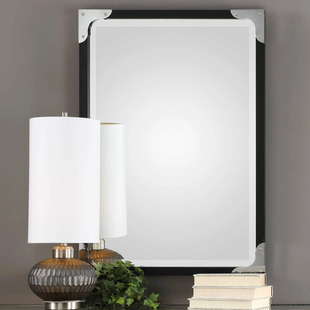 Budget ๐ฅ UTTERMOST MIDTOWN MATTE BLACK VANITY MIRROR Mirrors ๐ฏ 3 UTTERMOST MIDTOWN MATTE BLACK VANITY MIRROR Mirrors