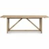 FOUR HANDS MIKA WHITEWASHED OAK DINING TABLE Furniture