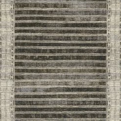 LOLOI MIKA 07 INDOOR-OUTDOOR RUG: CHARCOAL, IVORY