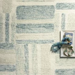 Buy ๐ LOLOI MILO HAND-TUFTED WOOL RUG: AQUA, DENIM โ 7 LOLOI MILO HAND-TUFTED WOOL RUG: AQUA, DENIM