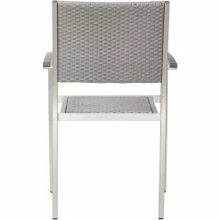 ZUO THE MINIMALIST OUTDOOR DINING ARM CHAIR | SET OF 2