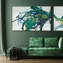 L ART "MIXED EMOTIONS I" CANVAS ART