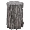 MOES TRUNK STOOL ANTIQUE: SILVER Living Room