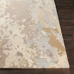 Best Sale π SURYA ARTSCAPE WOOL RUG: KHAKI, STONE 𧨠8 SURYA ARTSCAPE WOOL RUG: KHAKI, STONE