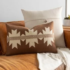 SURYA Pillows + Decor MOCHA MESA LUMBAR PILLOW