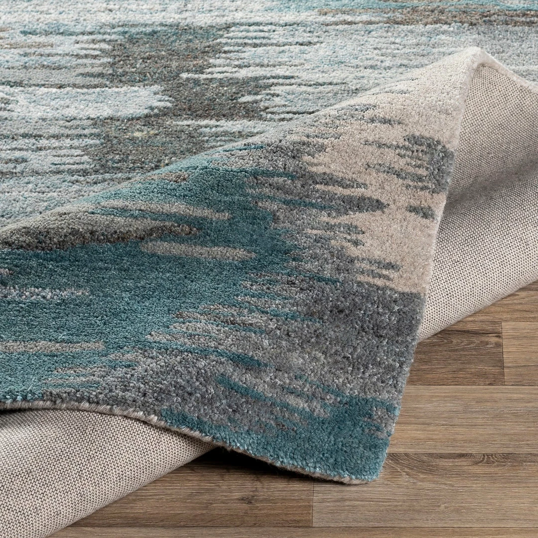 Promo โ๏ธ SURYA MODESTO WOOL + VISCOSE RUG: TEAL, AQUA ๐ 3 SURYA MODESTO WOOL + VISCOSE RUG: TEAL, AQUA