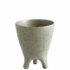 CYAN MOLCA GREY CERAMIC VASE