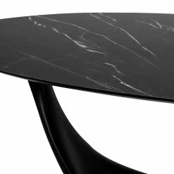 NUEVO MONTANA BLACK OVAL DINING TABLE Furniture