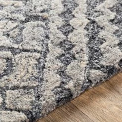 Budget ⭐ SURYA MONTCLAIR WOOL + VISCOSE RUG: CHARCOAL ❤️ 10 SURYA MONTCLAIR WOOL + VISCOSE RUG: CHARCOAL