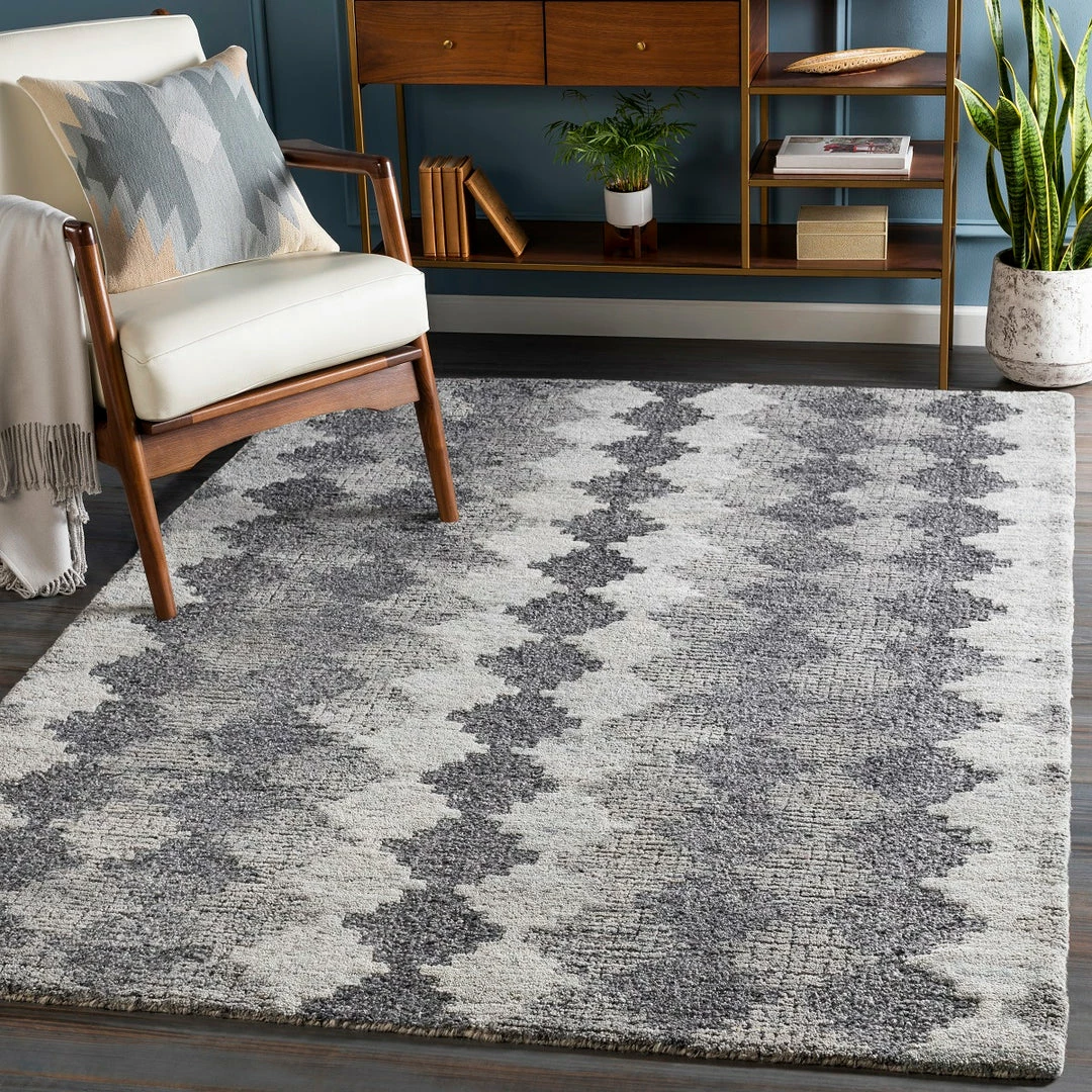 Cheapest ⭐ SURYA MONTY WOOL + VISCOSE RUG: CHARCOAL ❤️ 2 SURYA MONTY WOOL + VISCOSE RUG: CHARCOAL