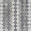 SURYA MONTY WOOL + VISCOSE RUG: CHARCOAL