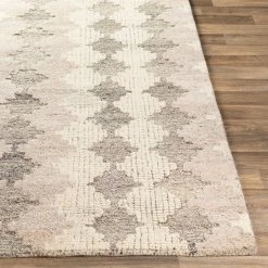 SURYA MONTY WOOL + VISCOSE RUG: KHAKI