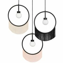 NUEVO Lighting MOON FRINGE PENDANT
