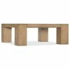 HOOKER Furniture MORTON BLOCKED WOOD SQUARE COFFEE TABLE