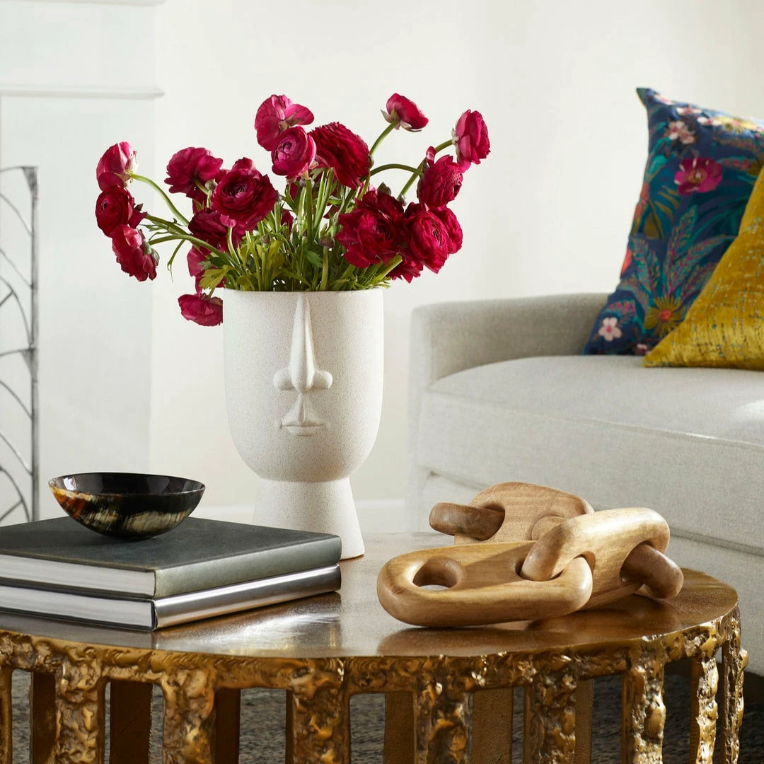 Hot Sale π CYAN Pillows + Decor π© MOTHER & FATHER WHITE CERAMIC VASES β 1 CYAN Pillows + Decor MOTHER & FATHER WHITE CERAMIC VASES