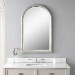 Cheapest ๐งจ UTTERMOST Mirrors MOTTLED SILVER ARCH MIRROR ๐ 8 UTTERMOST Mirrors MOTTLED SILVER ARCH MIRROR