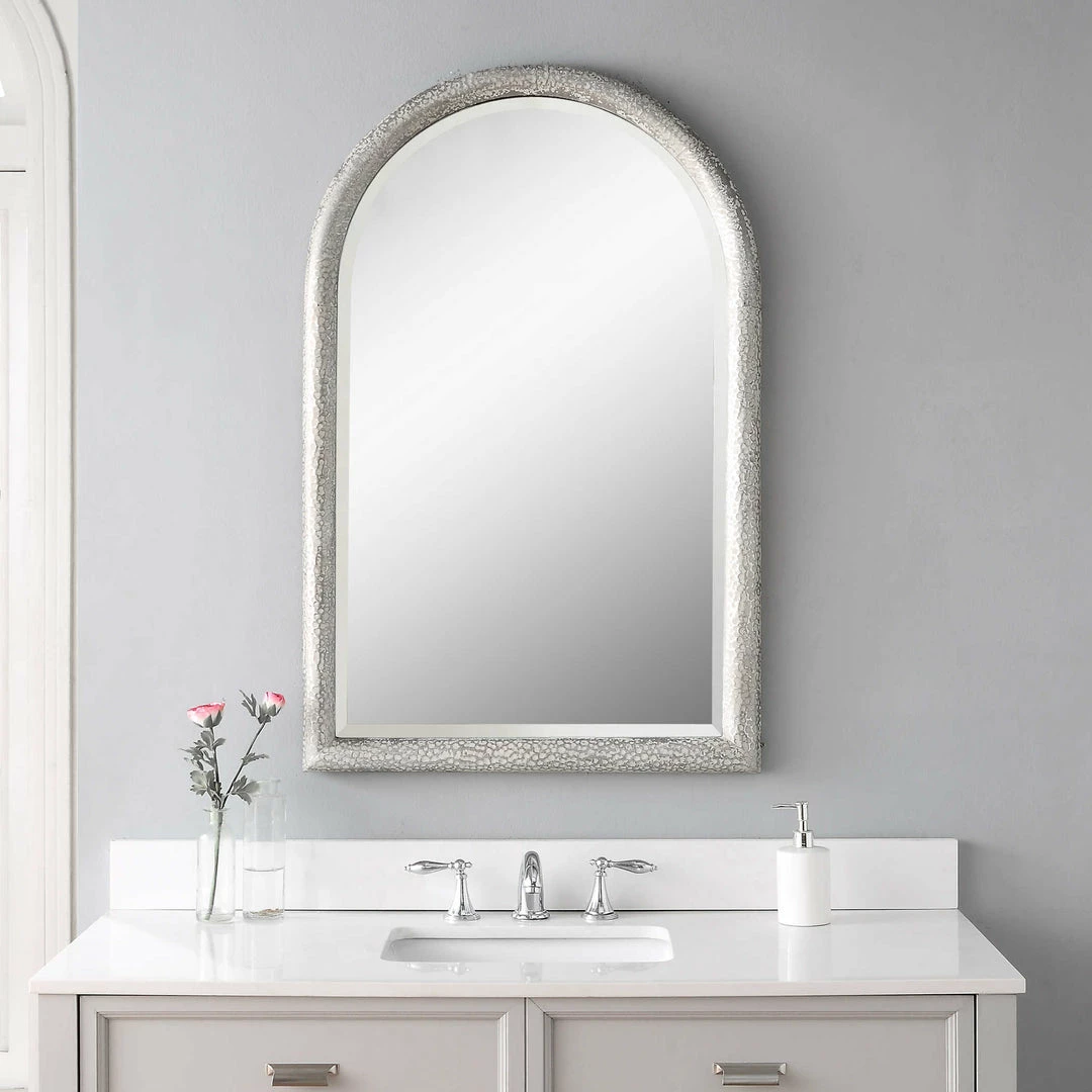 Cheapest ๐งจ UTTERMOST Mirrors MOTTLED SILVER ARCH MIRROR ๐ 3 UTTERMOST Mirrors MOTTLED SILVER ARCH MIRROR