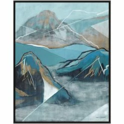 L ART "MOUNTAIN RAYS" CANVAS ART Wall Art
