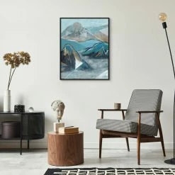 L ART "MOUNTAIN RAYS" CANVAS ART Wall Art