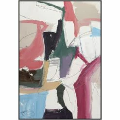 L ART Wall Art "MUFFLED APPROACH I" CANVAS ART