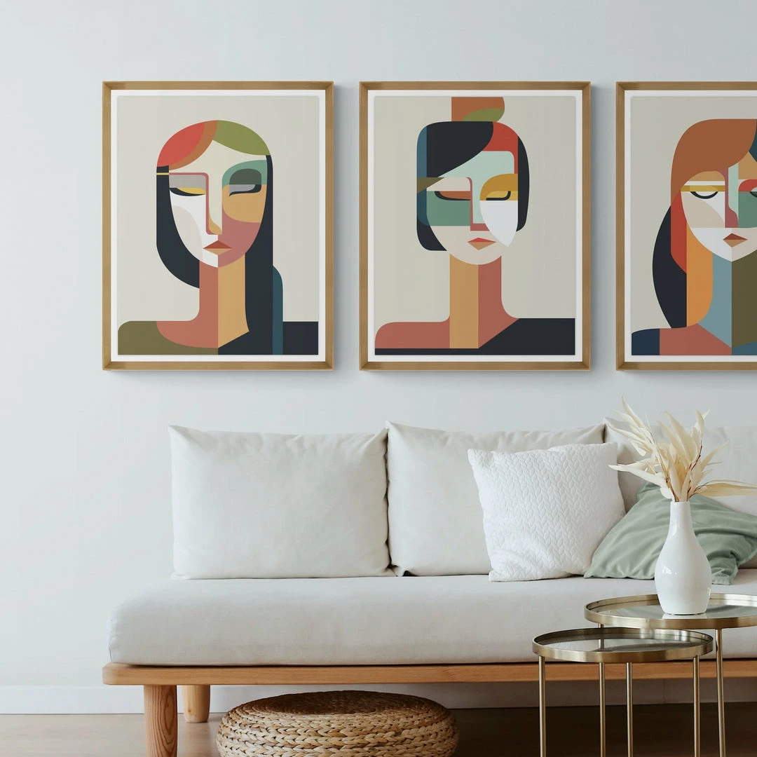 Best deal 😉 L ART "MULTIFACETED II" GLASS FRAMED ART 👍 2 L ART "MULTIFACETED II" GLASS FRAMED ART