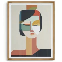 Promo π L ART Wall Art "MULTIFACETED III" GLASS FRAMED ART β€οΈ 11 L ART Wall Art