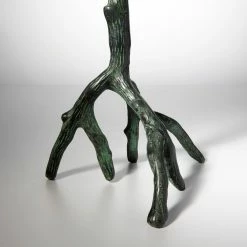 CYAN MYSTIC BRANCH CANDLEHOLDERS