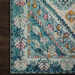 LOLOI NATALYA RUG: AQUA, INDIGO
