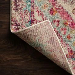 LOLOI NATALYA RUG: PLUM, AQUA MULTI