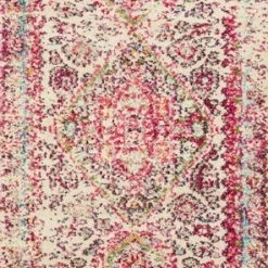 LOLOI NATALYA RUG: PLUM, AQUA MULTI