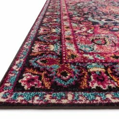 LOLOI NADEZKA RUG: PINK, MIDNIGHT