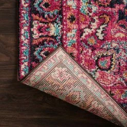 LOLOI NADEZKA RUG: PINK, MIDNIGHT