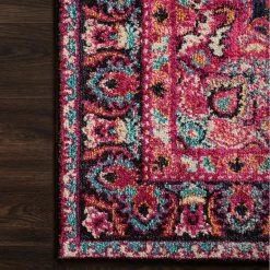 LOLOI NADEZKA RUG: PINK, MIDNIGHT