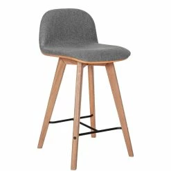 MOES NAPOLI GREY BARSTOOL Furniture