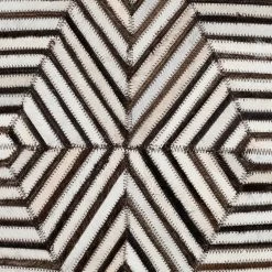 SURYA Pillows + Decor NASHVILLE HAIR ON HIDE PILLOW: IVORY, BROWN