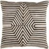 SURYA Pillows + Decor NASHVILLE HAIR ON HIDE PILLOW: IVORY, BROWN