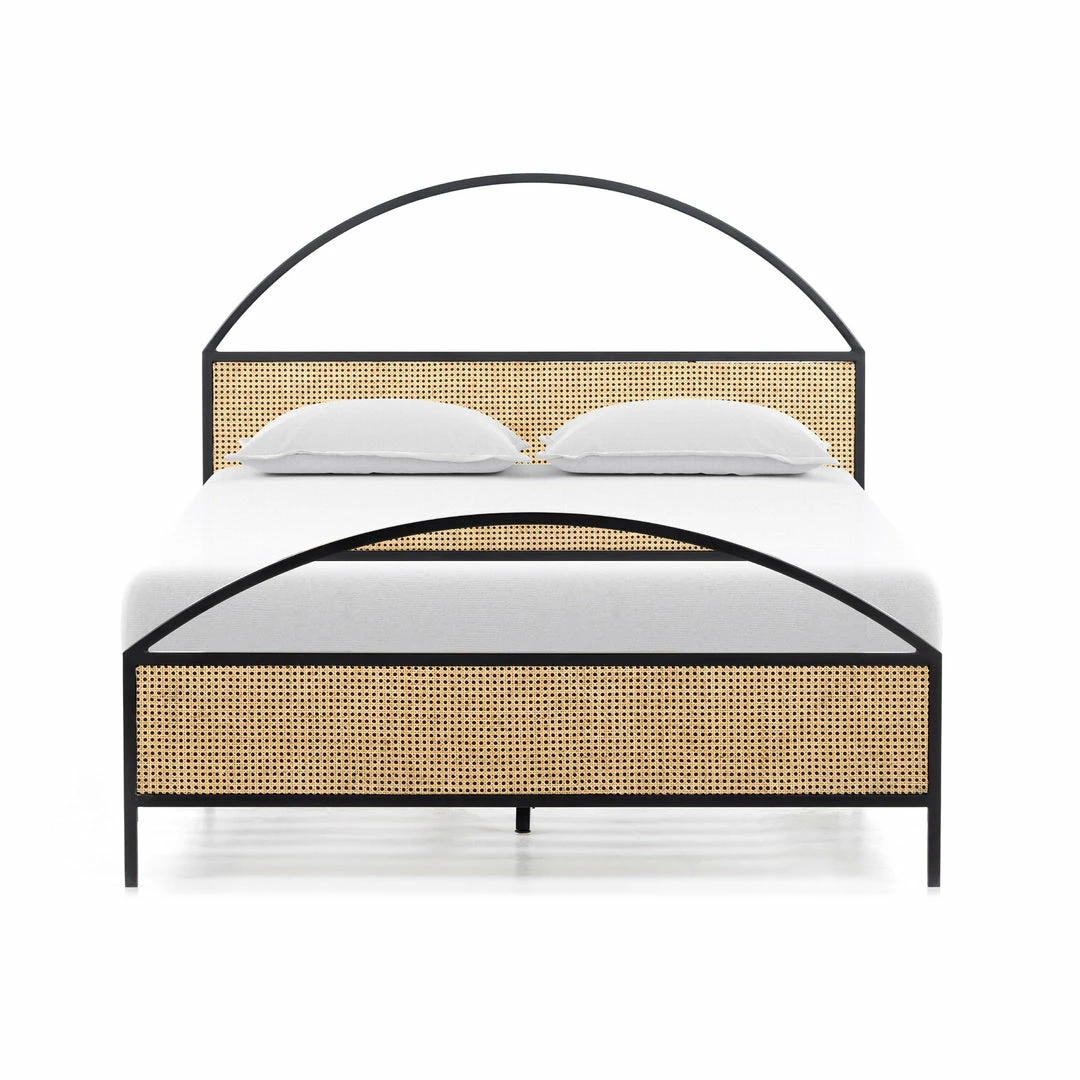 Discount ๐งจ FOUR HANDS NATALIA ARCHED CANE PANEL BED Furniture โญ 1 FOUR HANDS NATALIA ARCHED CANE PANEL BED Furniture
