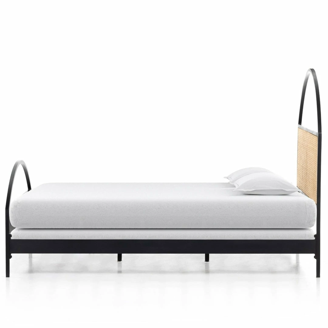 Discount ๐งจ FOUR HANDS NATALIA ARCHED CANE PANEL BED Furniture โญ 5 FOUR HANDS NATALIA ARCHED CANE PANEL BED Furniture